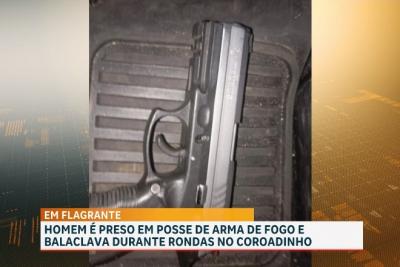 PM apreende arma de fogo na região do Coroadinho, em São Luís
