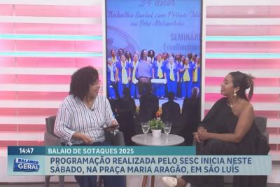 Vem Comigo: Sesc lança Balaio de Sotaques 2025 com grandes atrações na Praça Maria Aragão