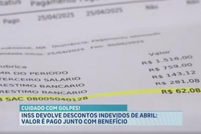 INSS devolve descontos indevidos de abril: valor é pago junto com benefício