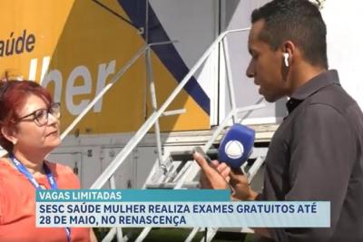 Sesc oferece mamografias gratuitas no bairro Renascença