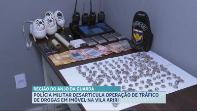 Polícia desarticula ponto de tráfico de drogas na Vila Ariri, no Anjo da Guarda