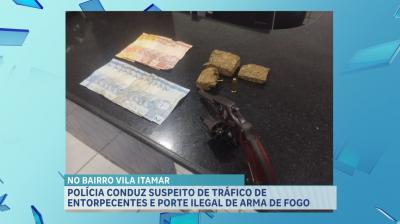 Suspeito de tráfico de drogas na Vila Itamar é preso