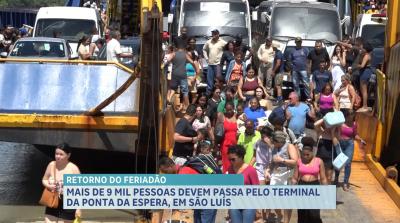 Terminal da Ponta da Espera registra alta movimentação nessa segunda (21)