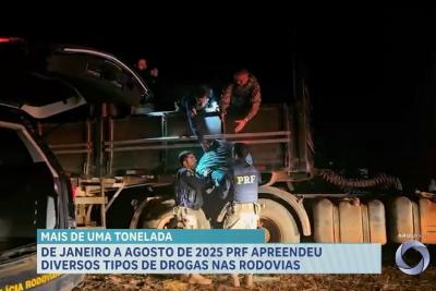 De janeiro a agosto, PRF apreende mais de 1,4 tonelada de drogas nas rodovias do Maranhão