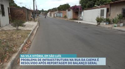 Problema de infraestrutura é resolvido no bairro Vila Vitoria após reportagem do Balanço Geral