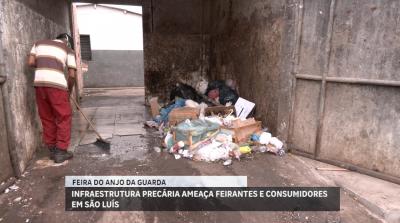 Dia de Feira: infraestrutura precária ameaça feirantes e consumidores do Anjo da Guarda, em São Luís