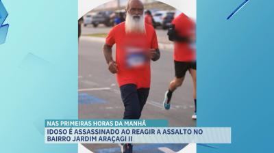 Idoso morre durante tentativa de assalto na manhã desta terça-feira (25)