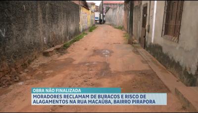 Problemas na pavimentação causa riscos à moradores do bairro Pirapora, em São Luís