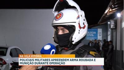 Polícia Militar apreende pistola roubada durante ação na Vila Vitória, em São Luís