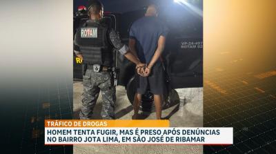 ROTAM prende suspeito por tráfico de drogas após denúncia de populares, em São Luís