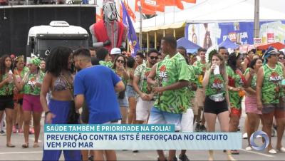 Governo reforça prevenção contra ISTs no Carnaval no circuito Vem Pro Mar