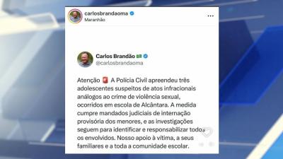Três adolescentes suspeitos de envolvimento em estupro coletivo são detidos pela polícia