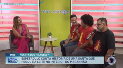 Vem Comigo: “A Santa dos Milagres” leva humor e teatro maranhense ao palco