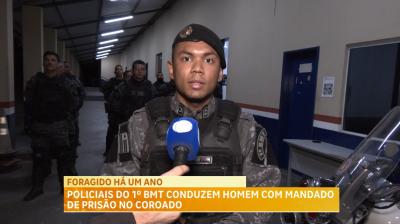 1º BMT prende homem com mandado de prisão em aberto no Coroado