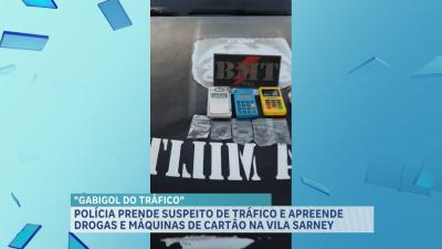 Polícia prende suspeito de tráfico e apreende drogas e maquininhas de cartão