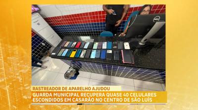 Guarda Municipal recupera 39 aparelhos roubados, em São Luís