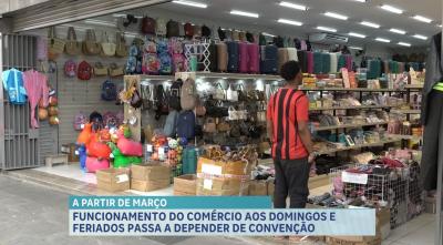 Comércio só poderá funcionar em feriados com autorização em convenção coletiva a partir de março de 2026