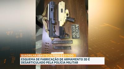 PMMA desarticula fábrica de armas em 3D coordenada de dentro de Pedrinhas