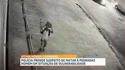 Homem em situação de rua é morto a pedradas, em São Luís; suspeito é preso