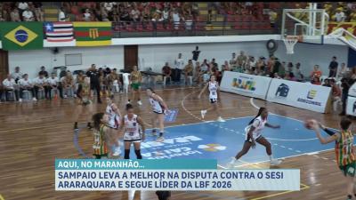 Sampaio vence Sesi Araraquara e mantém liderança na LBF