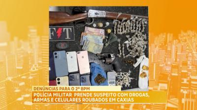 Mulher é presa em residência usada como ponto de venda de drogas, em Caxias