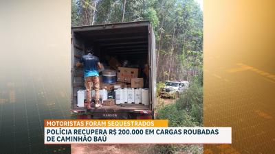 Polícia recupera R$ 200.000 em cargas roubadas de caminhão baú nas proximidades de Imperatriz