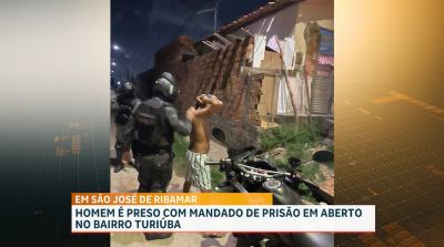 Polícia Militar prende foragido da justiça durante operação no bairro Turiúba