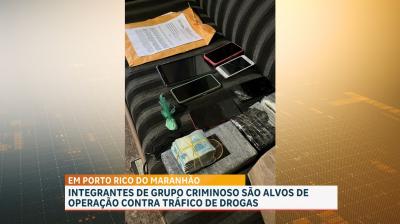 Integrantes de grupo criminoso são alvos de operação contra tráfico de drogas