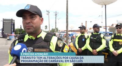 Trânsito em São Luís sofre alterações durante o Carnaval