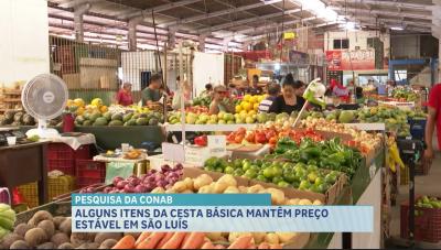 Alguns itens da cesta básica mantêm preço estável, em São Luís