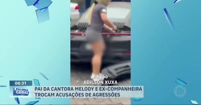 Pai da cantora Melody e ex-companheira trocam acusações sobre agressões