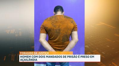 Homem com dois mandados de prisão é preso, em Açailândia