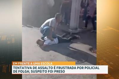 Policial de folga frustra assalto em frente à escola Almirante Tamandaré