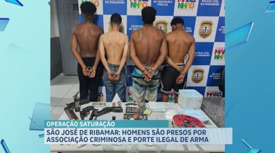 Polícia desarticula esquema de drogas e prende quatro suspeitos em São José de Ribamar