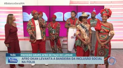 Vem Comigo: Afro Okan Lumiar, primeiro grupo afro de Paço do Lumiar, leva alegria e tradição ao Carnaval de São Luís