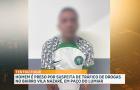 Polícia conduz suspeito de tráfico de drogas em Paço do Lumiar, na Grande Ilha