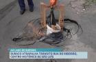 Buraco em rua do Centro de São Luís preocupa moradores