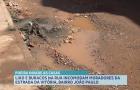 Moradores denunciam lixo e buracos na Estrada da Vitória, no João Paulo