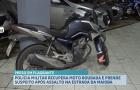 Polícia Militar recupera moto roubada e suspeito é detido na Estrada da Maioba
