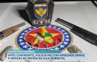 PM apreende armas, munições e entorpecentes em residência na Vila Embratel