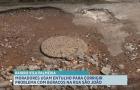 Moradores denunciam buracos na Rua São João, na Vila Palmeira