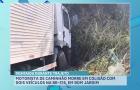 Motorista de caminhão morre em colisão com dois veículos na BR-316