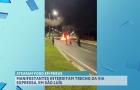Manifestação bloqueia Via Expressa e provoca congestionamento em São Luís