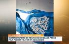 Homem suspeito de tráfico de drogas é preso pela Polícia Militar, em Açailândia