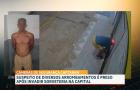 Homem é preso por invadir uma sorveteria, em São Luís; câmeras de segurança registram a ação