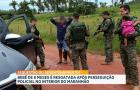 Bebê de 8 meses é resgatada após perseguição policial no interior do Maranhão