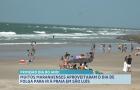 Praias de São Luís registram grande movimentação no primeiro dia de 2026