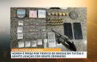 Homem é preso por suspeita de tráfico de drogas em Tutoia; ele revelou ser membro de grupo criminoso