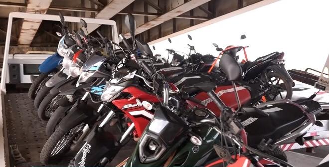 Operação Rolezinho: 40 motocicletas são apreendidas durante ação realizada no bairro Cohama